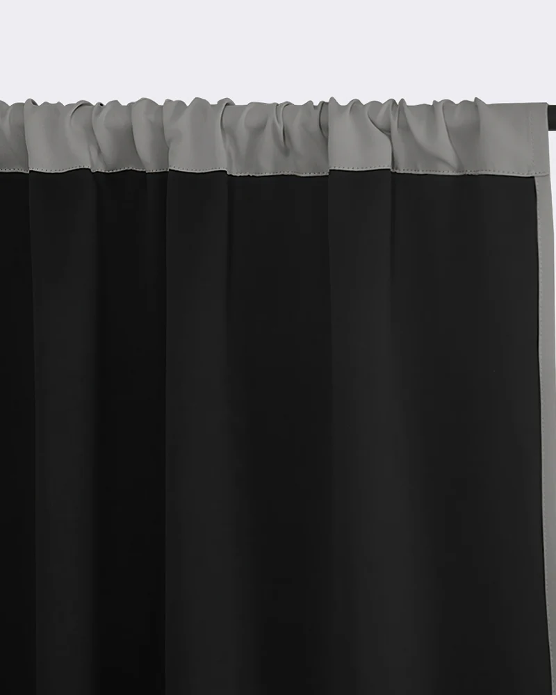 Hussein 4 Layers OEKO Certified Soundproof Thermal 100% Blackout Anti-Dust Premium Custom Curtain