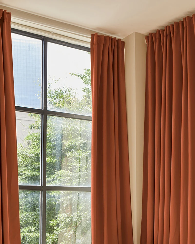 Hussein 4 Layers OEKO Certified Soundproof Thermal 100% Blackout Anti-Dust Premium Custom Curtain