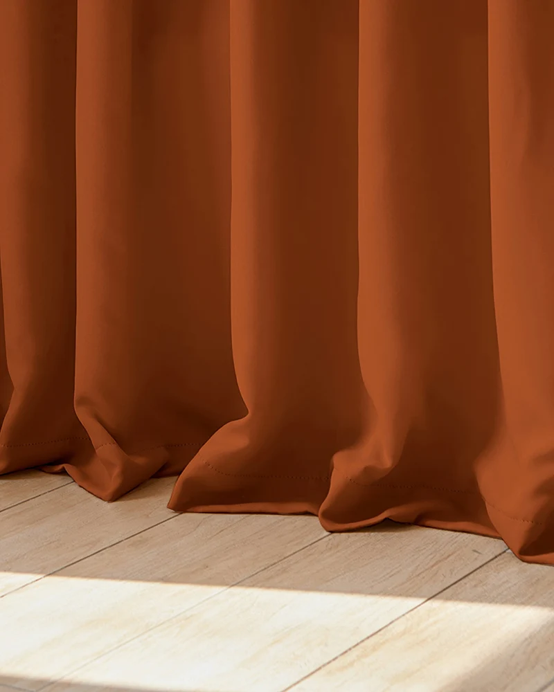 Hussein 4 Layers OEKO Certified Soundproof Thermal 100% Blackout Anti-Dust Premium Custom Curtain