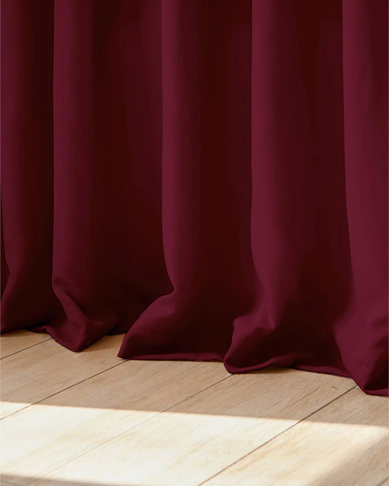 Hussein 4 Layers OEKO Certified Soundproof Thermal 100% Blackout Anti-Dust Premium Custom Curtain