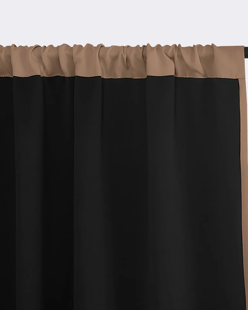 Hussein 4 Layers OEKO Certified Soundproof Thermal 100% Blackout Anti-Dust Premium Custom Curtain