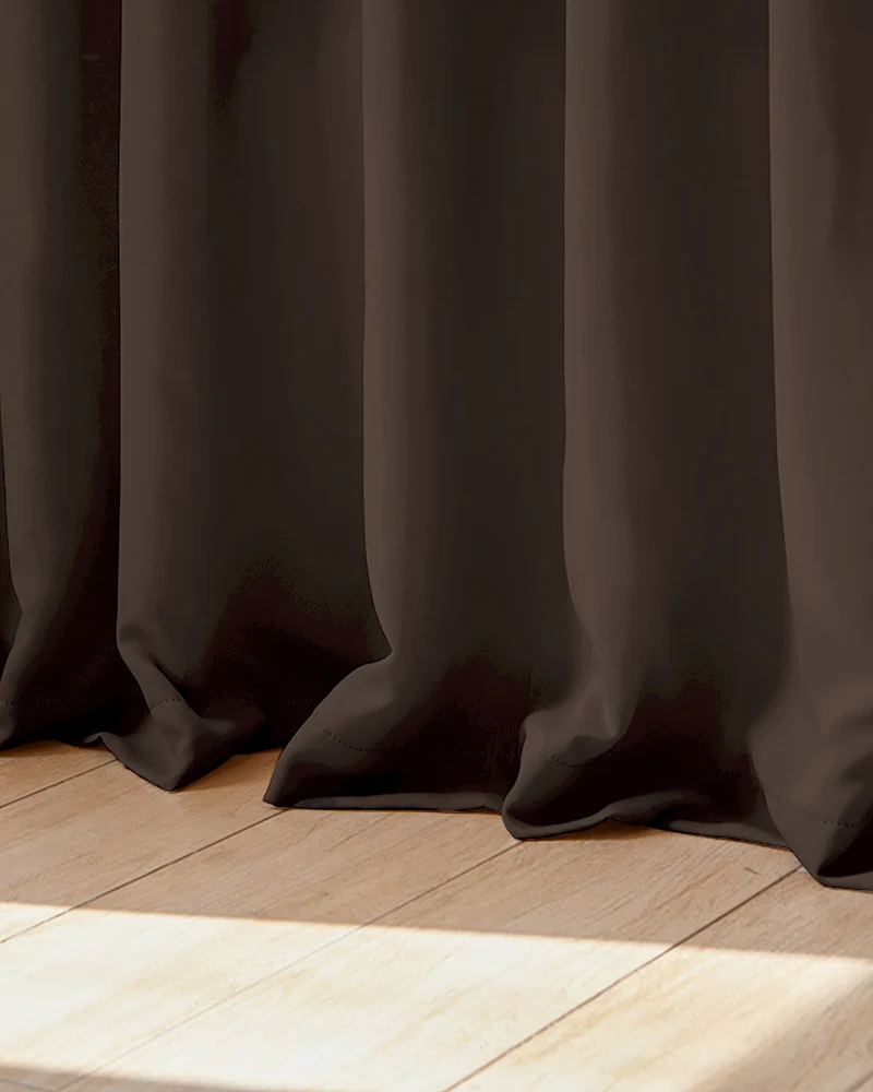 Hussein 4 Layers OEKO Certified Soundproof Thermal 100% Blackout Anti-Dust Premium Custom Curtain