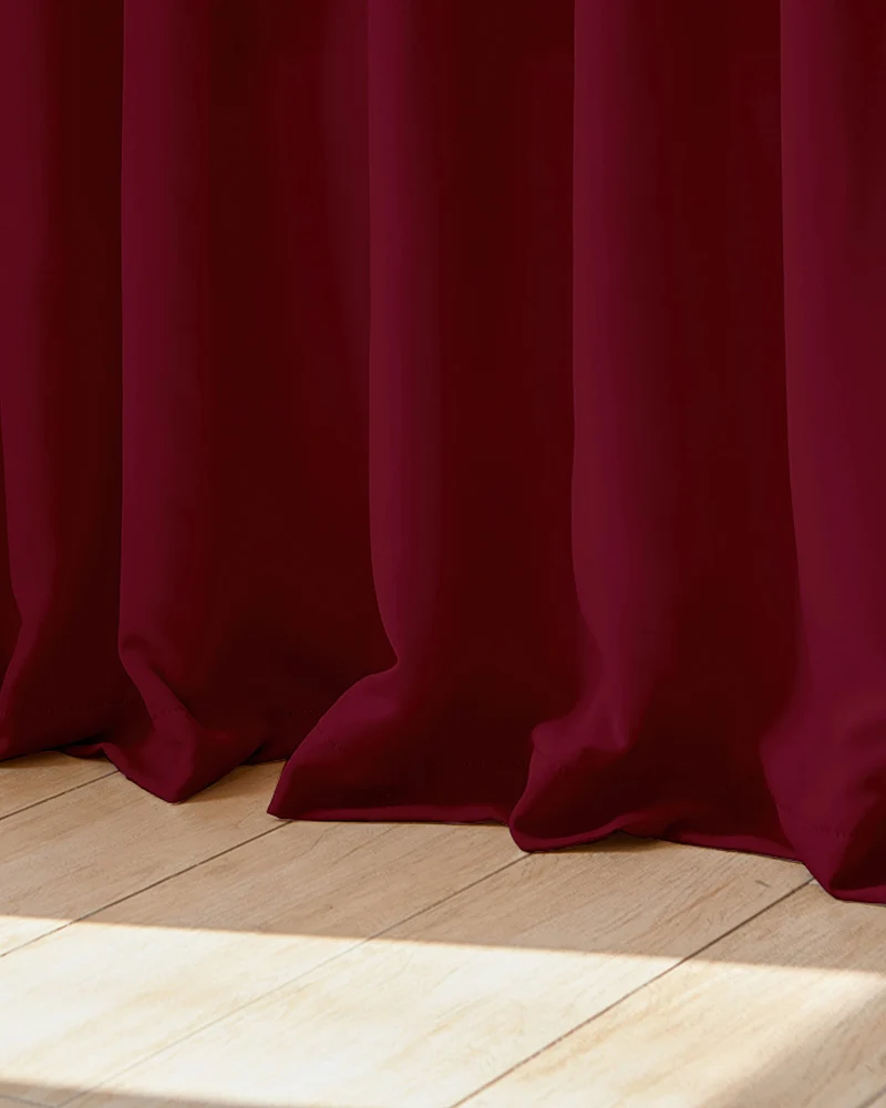 Hussein 4 Layers OEKO Certified Soundproof Thermal 100% Blackout Anti-Dust Premium Custom Curtain