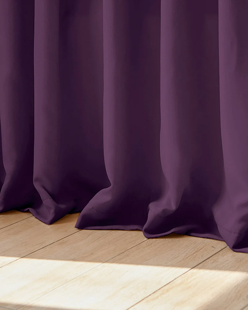 Hussein 4 Layers OEKO Certified Soundproof Thermal 100% Blackout Anti-Dust Premium Custom Curtain