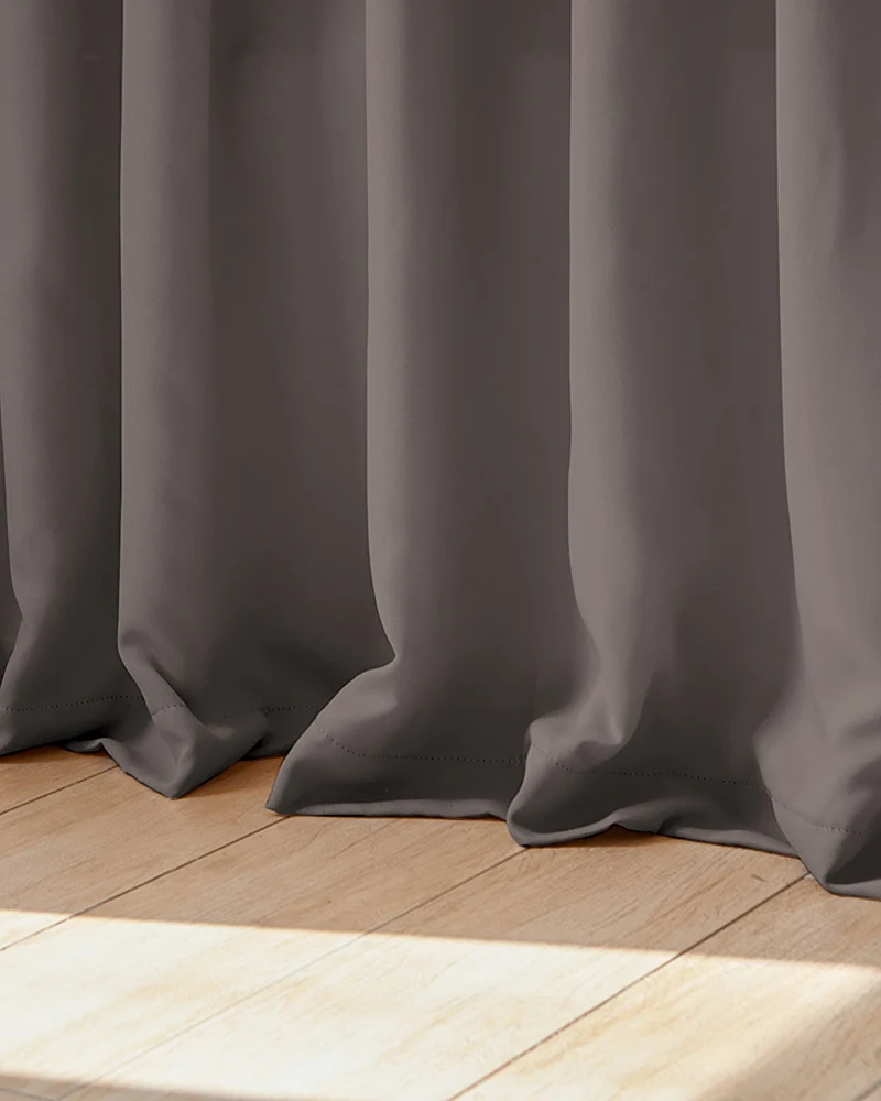 Hussein 4 Layers OEKO Certified Soundproof Thermal 100% Blackout Anti-Dust Premium Custom Curtain