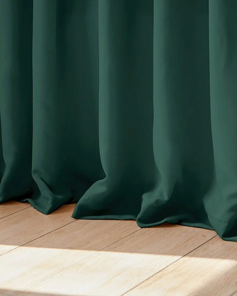 Hussein 4 Layers OEKO Certified Soundproof Thermal 100% Blackout Anti-Dust Premium Custom Curtain