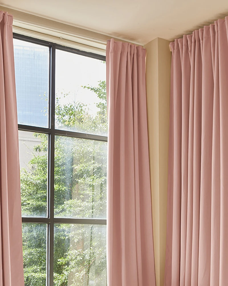 Hussein 4 Layers OEKO Certified Soundproof Thermal 100% Blackout Anti-Dust Premium Custom Curtain