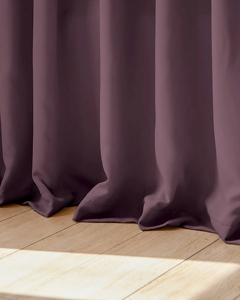 Hussein 4 Layers OEKO Certified Soundproof Thermal 100% Blackout Anti-Dust Premium Custom Curtain
