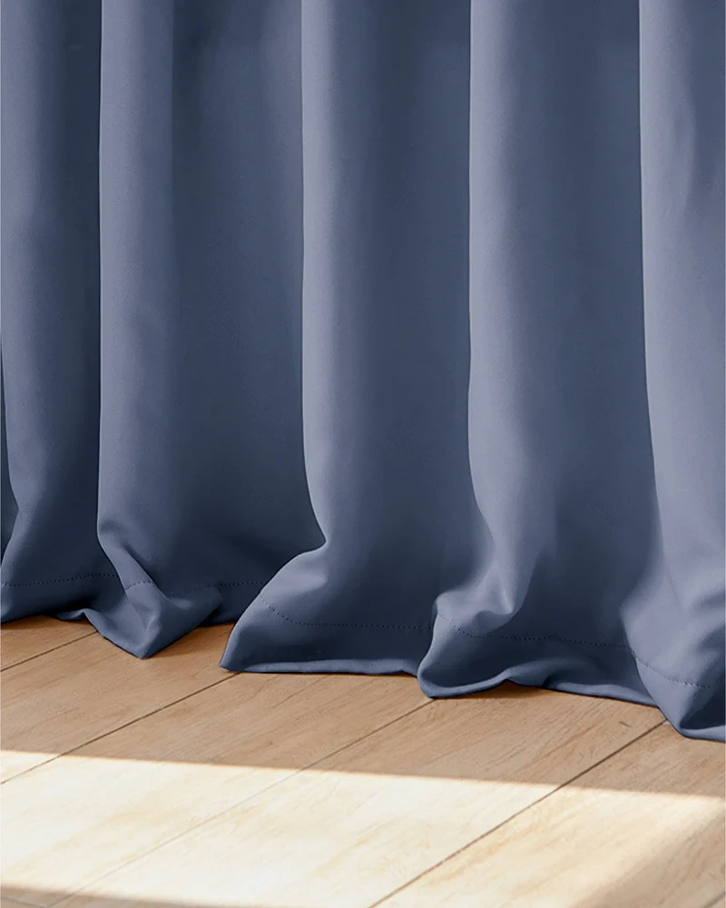 Hussein 4 Layers OEKO Certified Soundproof Thermal 100% Blackout Anti-Dust Premium Custom Curtain
