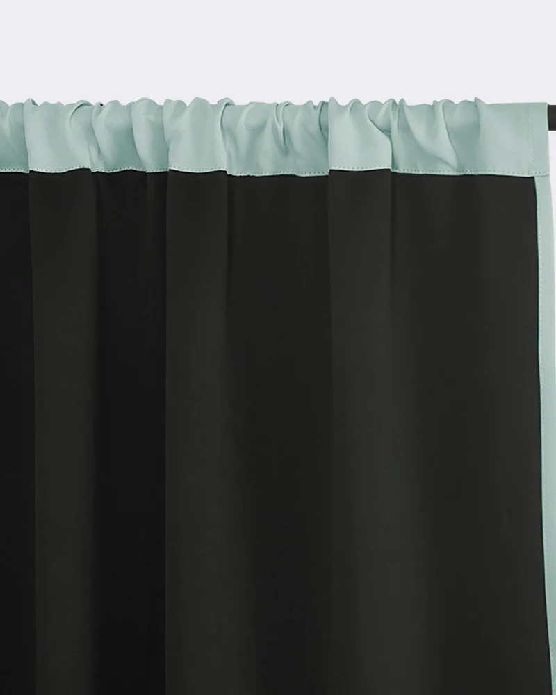 Hussein 4 Layers OEKO Certified Soundproof Thermal 100% Blackout Anti-Dust Premium Custom Curtain
