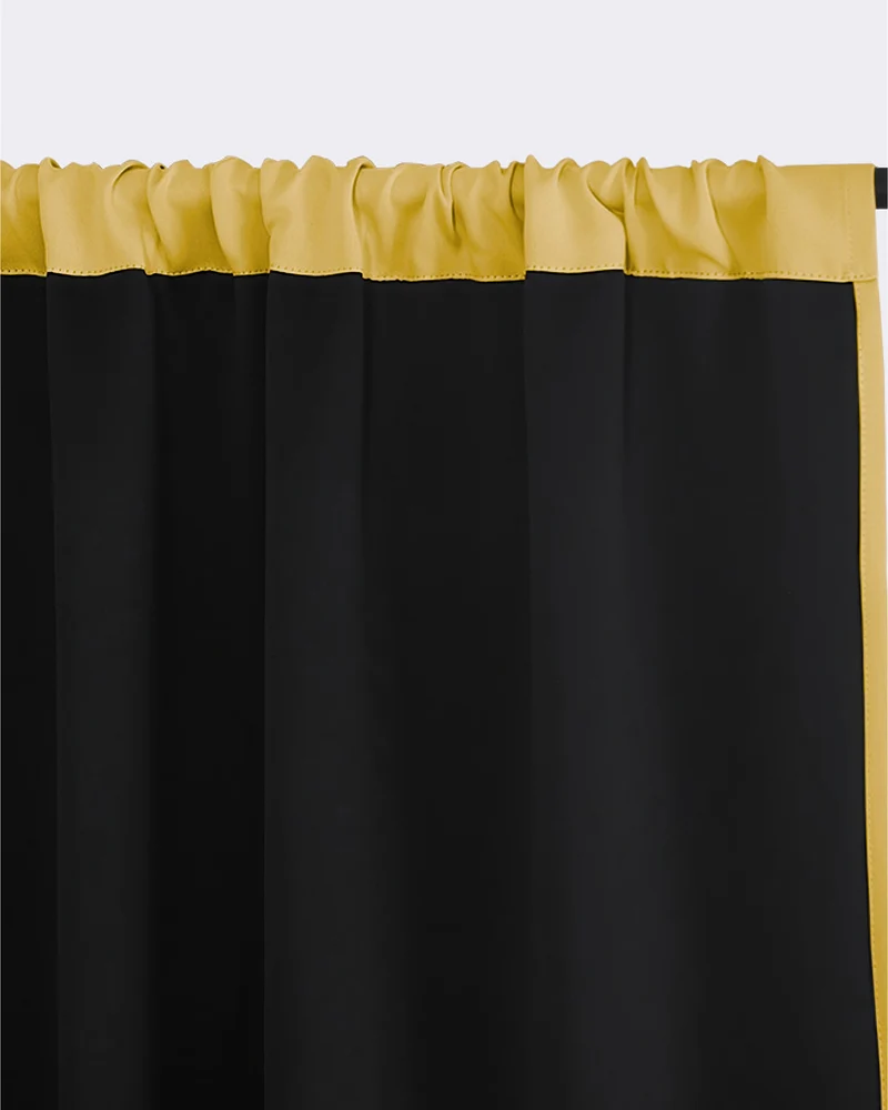 Hussein 4 Layers OEKO Certified Soundproof Thermal 100% Blackout Anti-Dust Premium Custom Curtain
