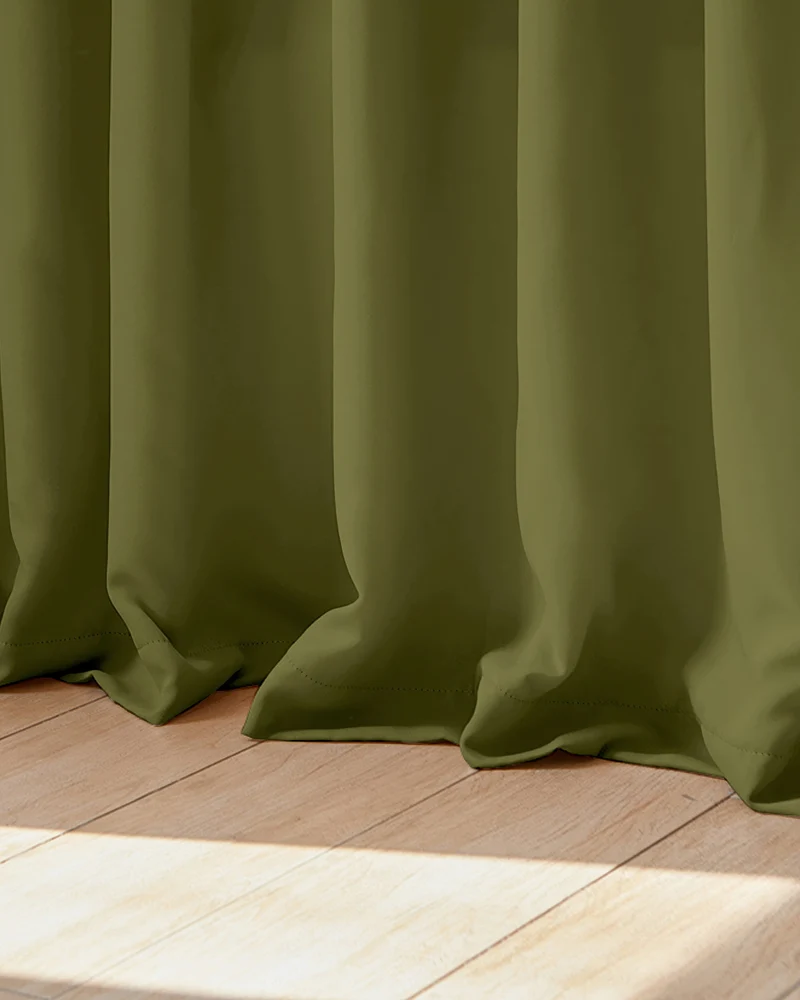 Hussein 4 Layers OEKO Certified Soundproof Thermal 100% Blackout Anti-Dust Premium Custom Curtain