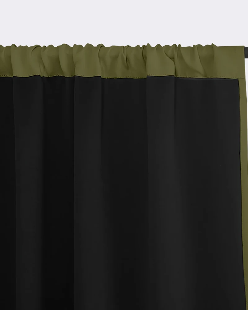 Hussein 4 Layers OEKO Certified Soundproof Thermal 100% Blackout Anti-Dust Premium Custom Curtain
