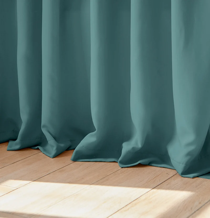 Hussein 4 Layers OEKO Certified Soundproof Thermal 100% Blackout Anti-Dust Premium Custom Curtain