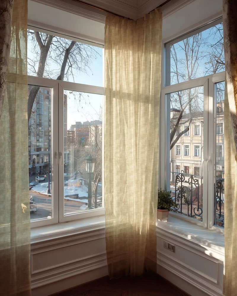 Tehreem Textured Sheer Custom Curtain