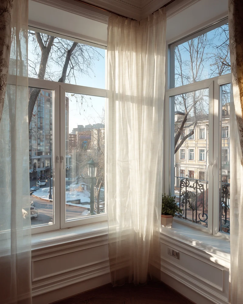 Tehreem Textured Sheer Custom Curtain
