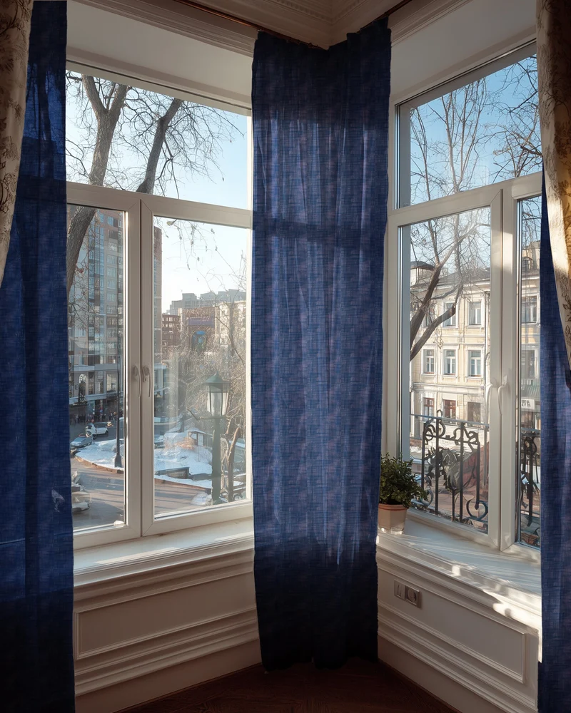 Tehreem Textured Sheer Custom Curtain