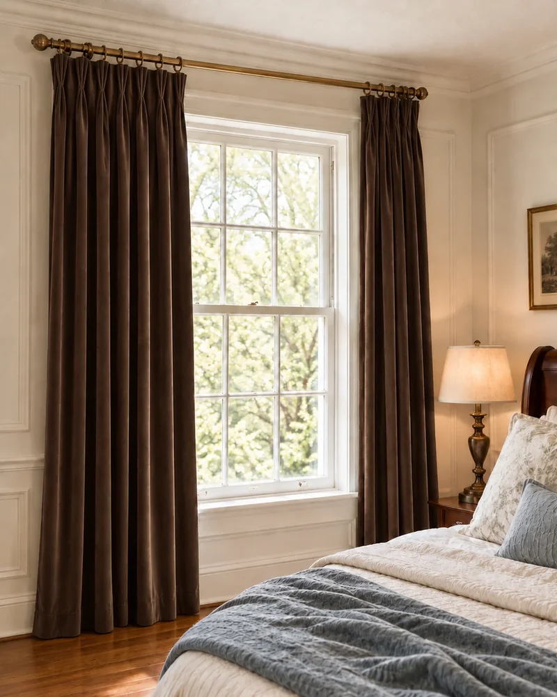 Classic Velvet Custom Curtain