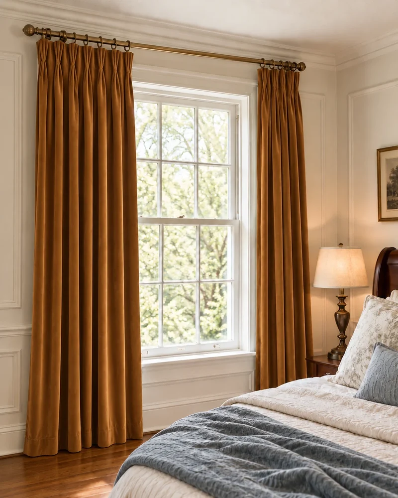 Classic Velvet Custom Curtain