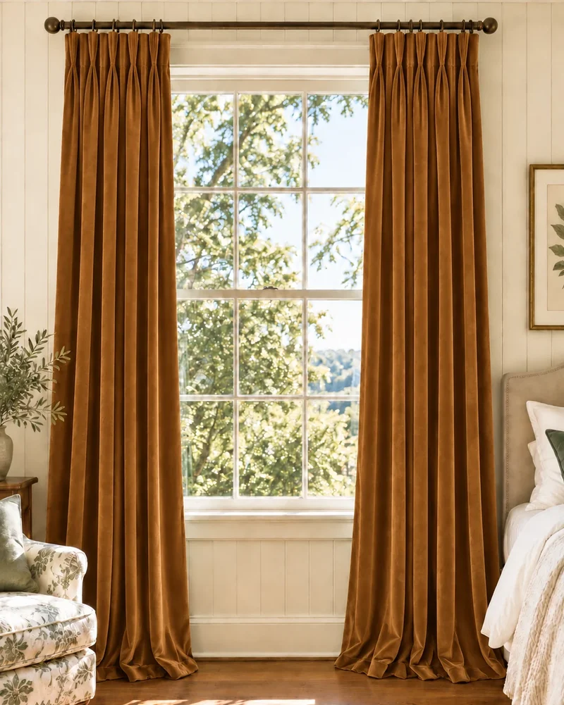 Classic Velvet Custom Curtain