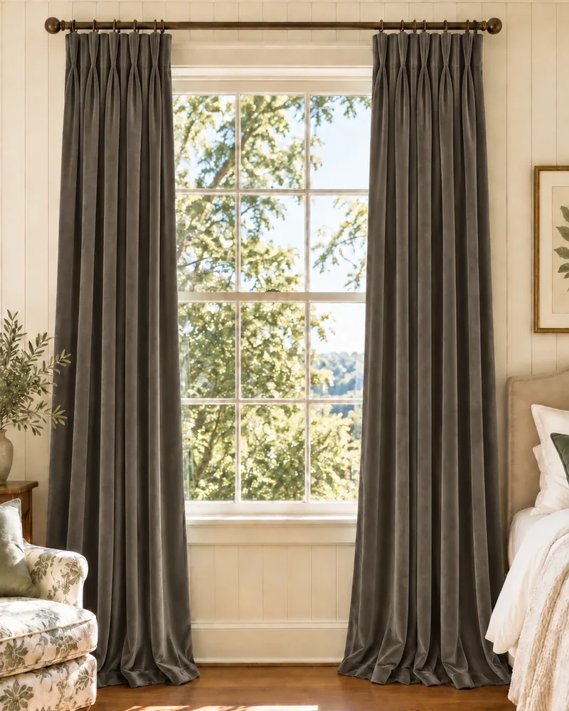 Classic Velvet Custom Curtain