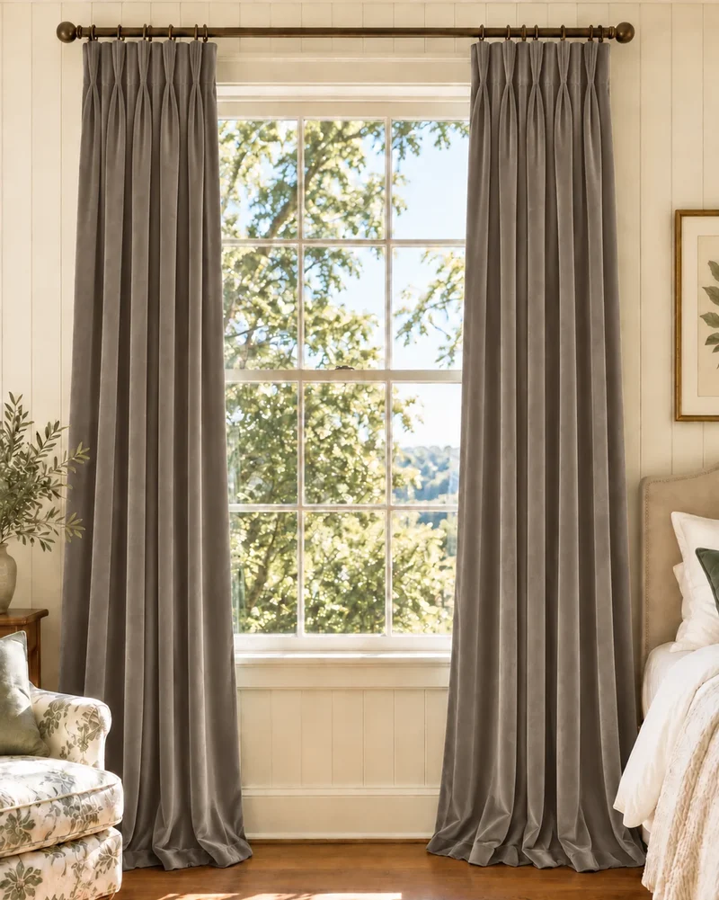 Classic Velvet Custom Curtain