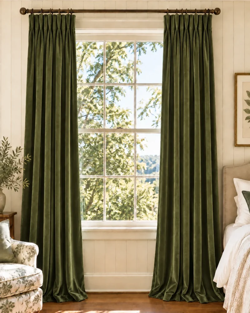 Classic Velvet Custom Curtain