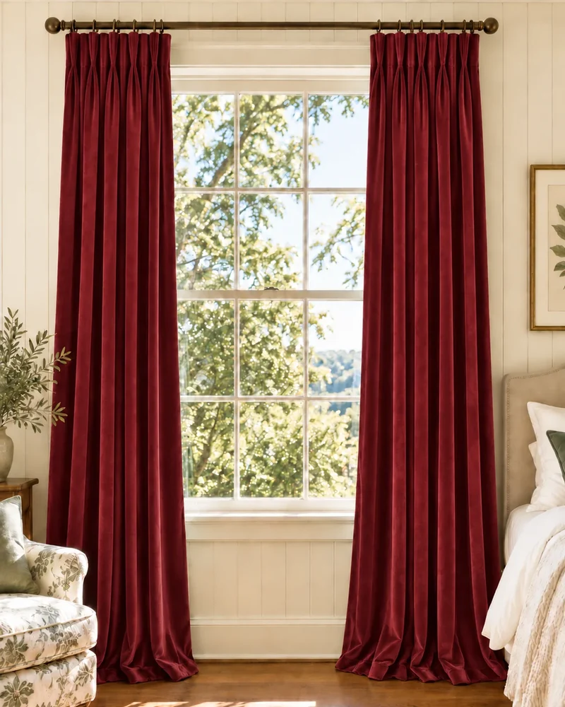 Classic Velvet Custom Curtain