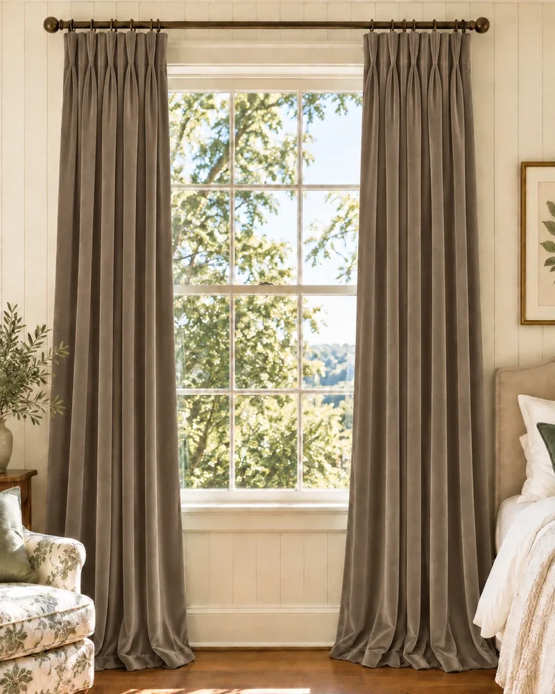Classic Velvet Custom Curtain