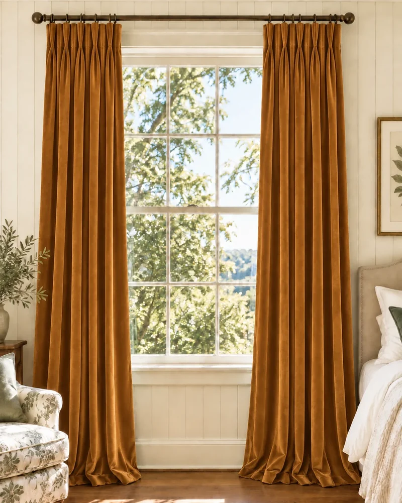Classic Velvet Custom Curtain