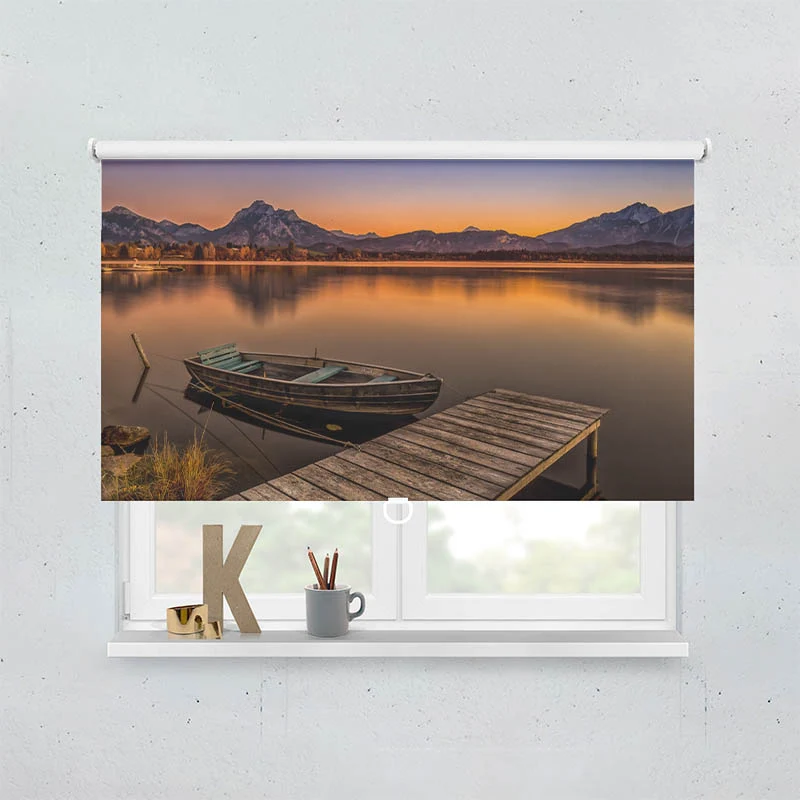 Springrollo Motiv "Abendstimmung am Hopfensee"