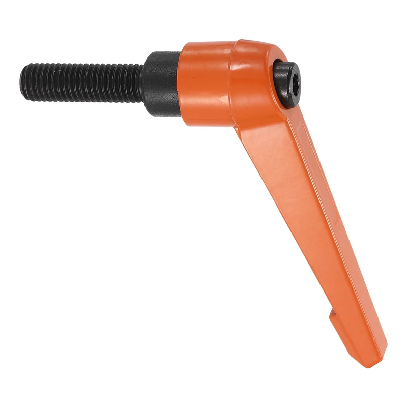 Clamping Lever Handles for Lathe, M12x40mm Male Thread Orange