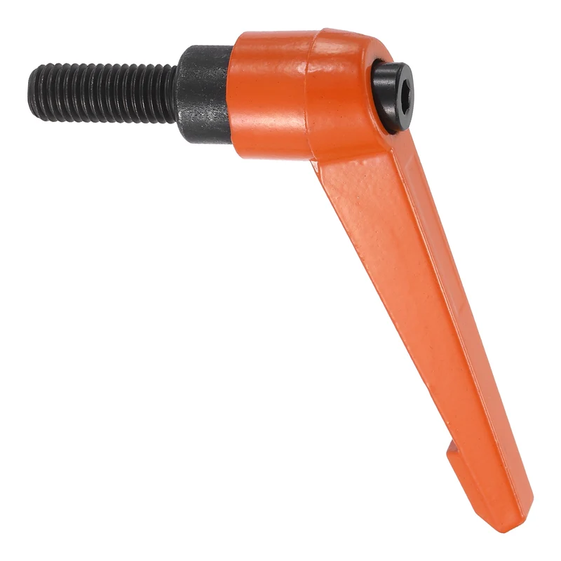 Clamping Lever Handles for Lathe, M12x32mm Male Thread Orange