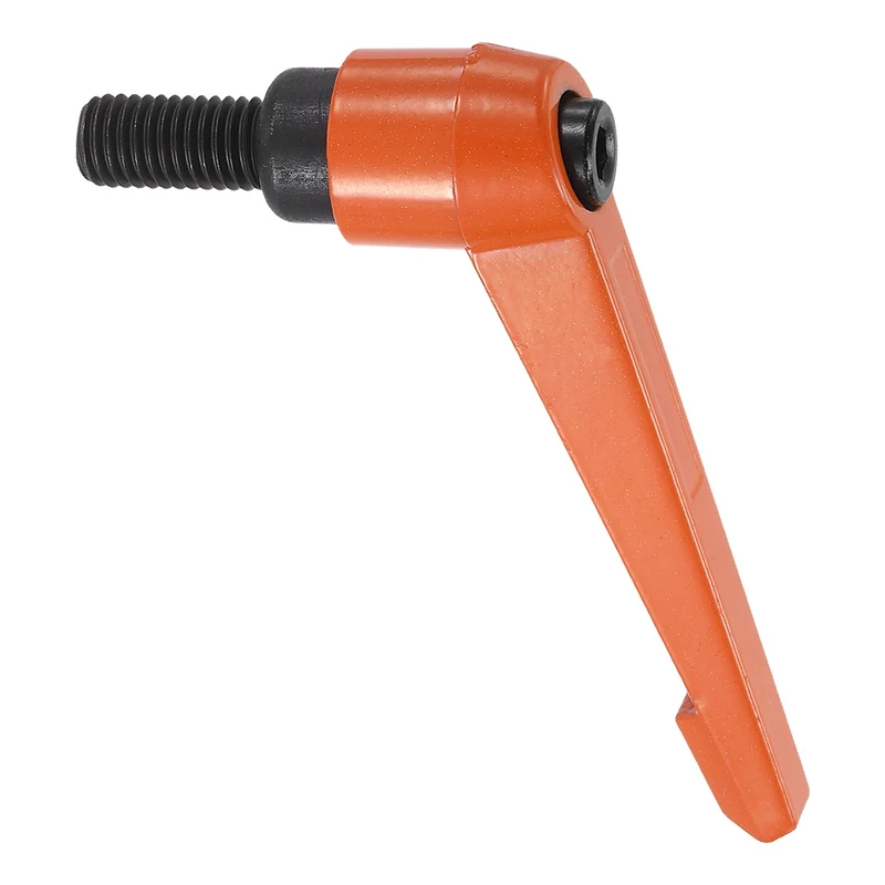 Clamping Lever Handles for Lathe, M12x25mm Male Thread Orange