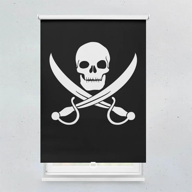Springrollo Motiv "Totenkopf Saebel"