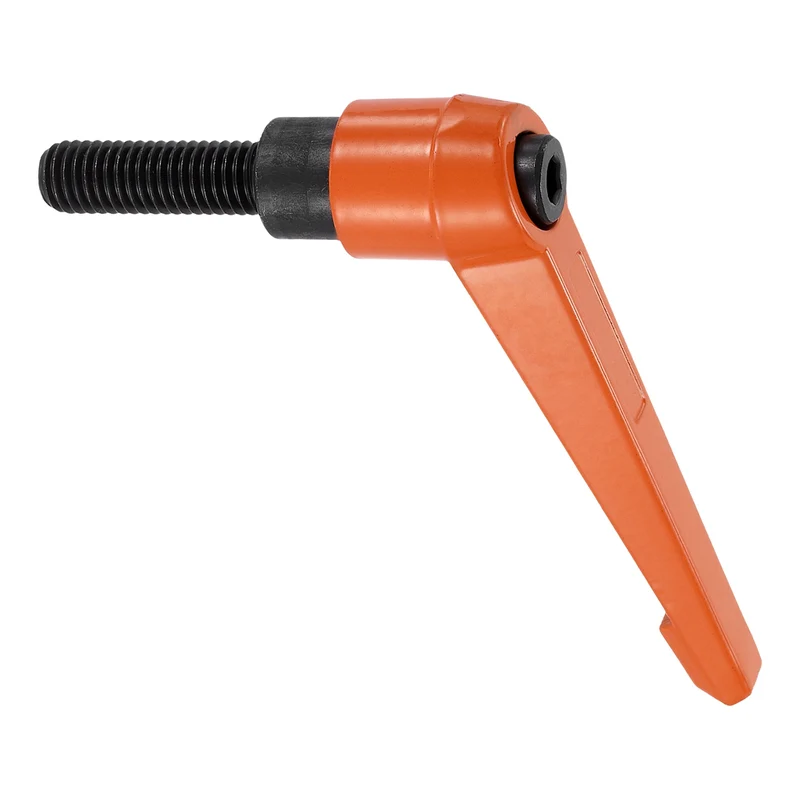 Clamping Lever Handles for Lathe, M10x32mm Male Thread Orange