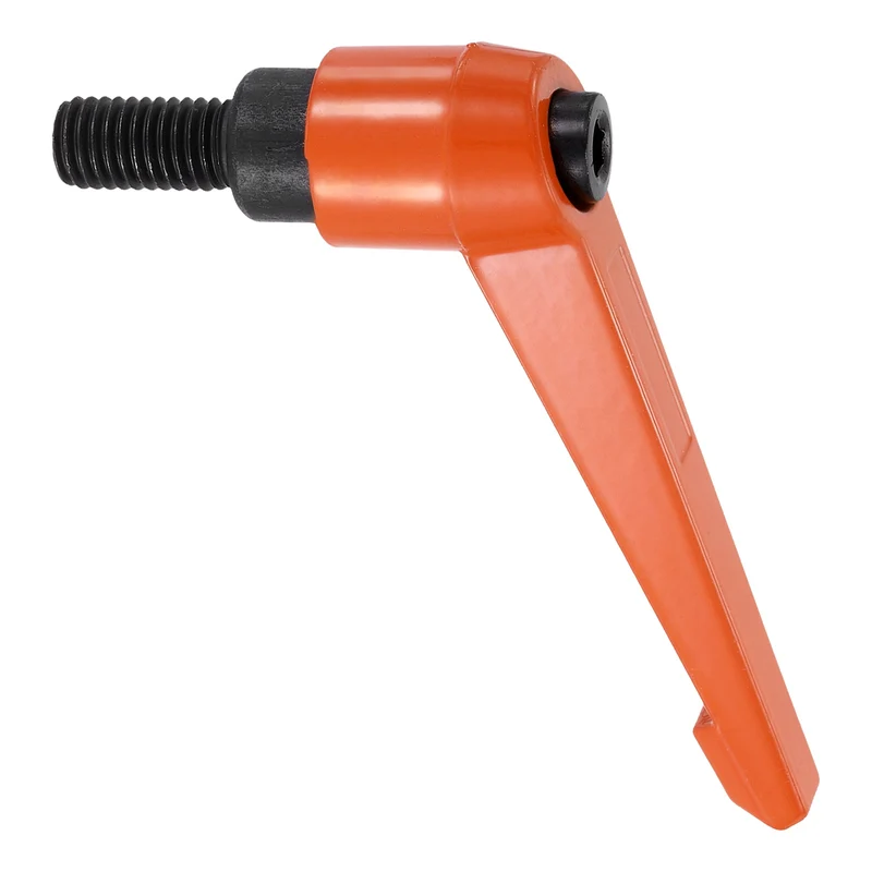 Clamping Lever Handles for Lathe, M10x20mm Male Thread Orange