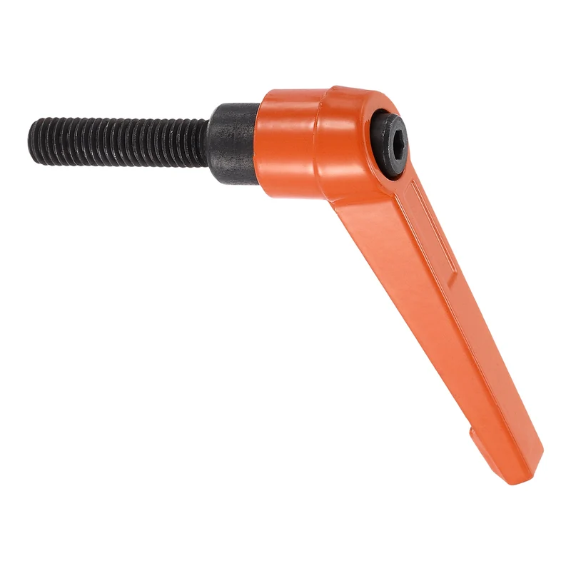 Clamping Lever Handles for Lathe, M8x32mm Male Thread Orange