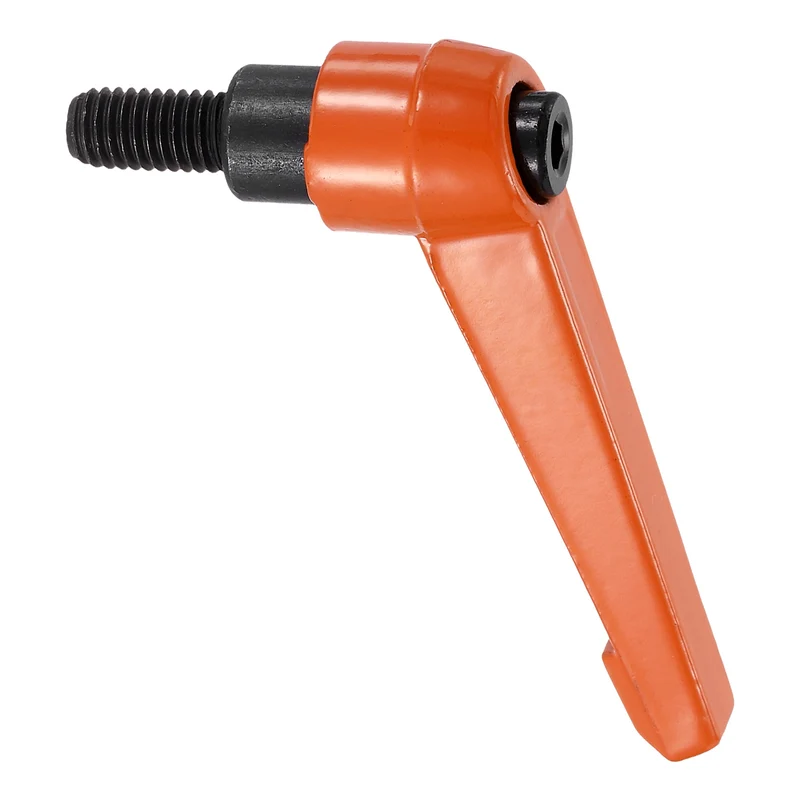Clamping Lever Handles for Lathe, M8x20mm Male Thread Orange