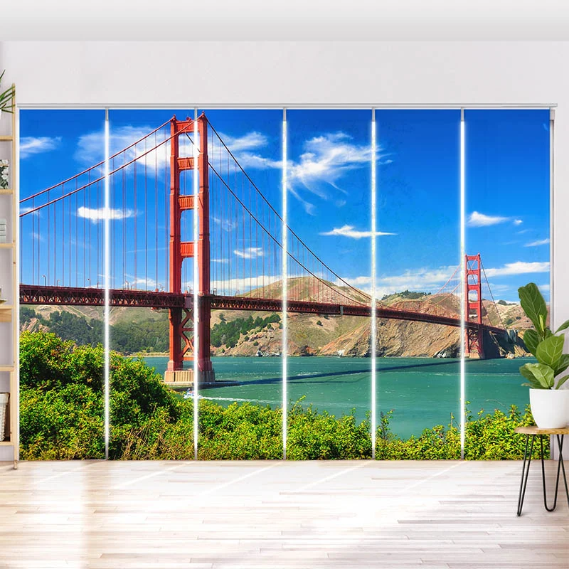 Schiebegardine Motiv "Golden Gate Bridge"