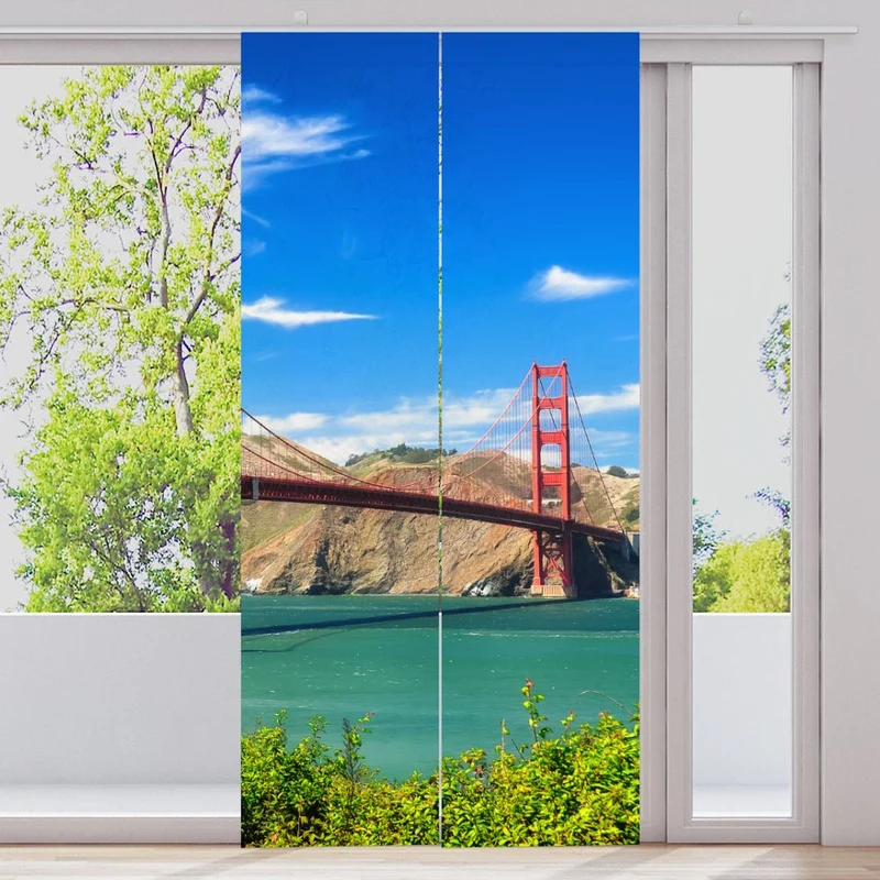 Schiebegardine Motiv "Golden Gate Bridge"