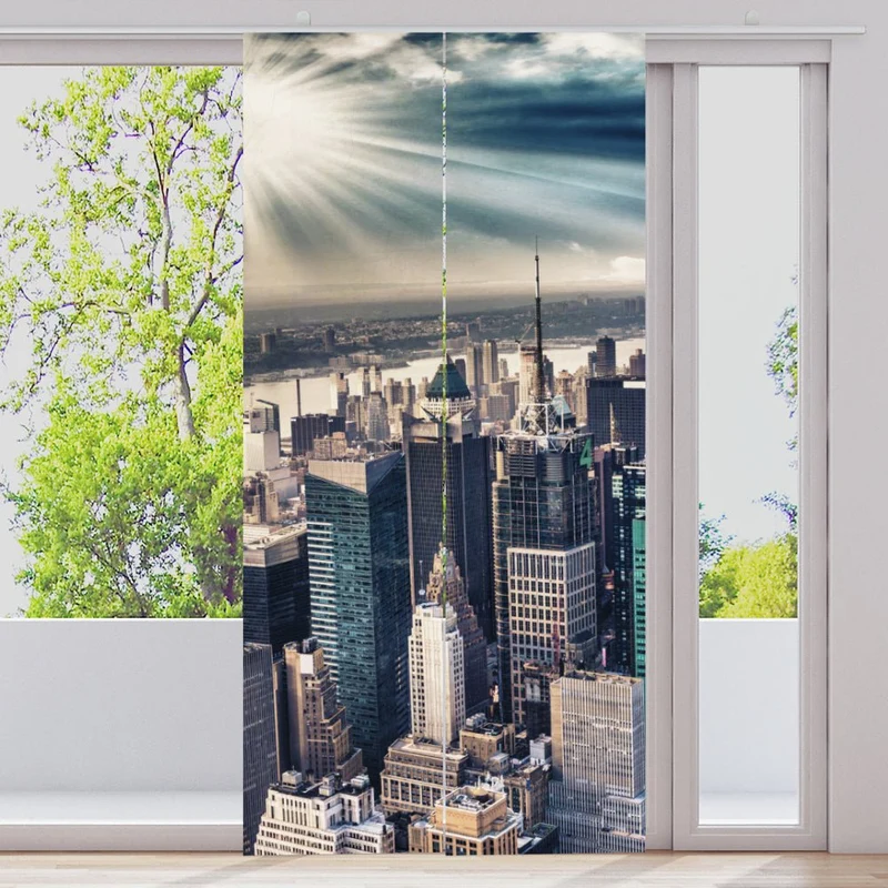 Schiebegardine Motiv "Skyline Manhattan"