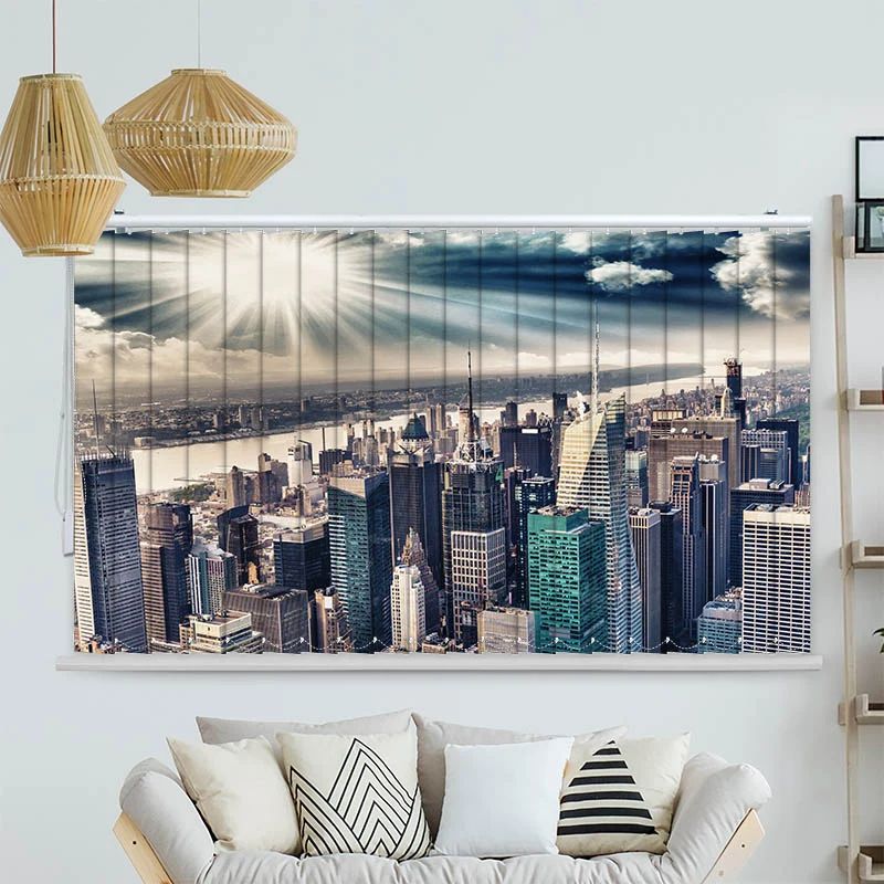 Lamellenvorhang Motiv "Skyline Manhattan"