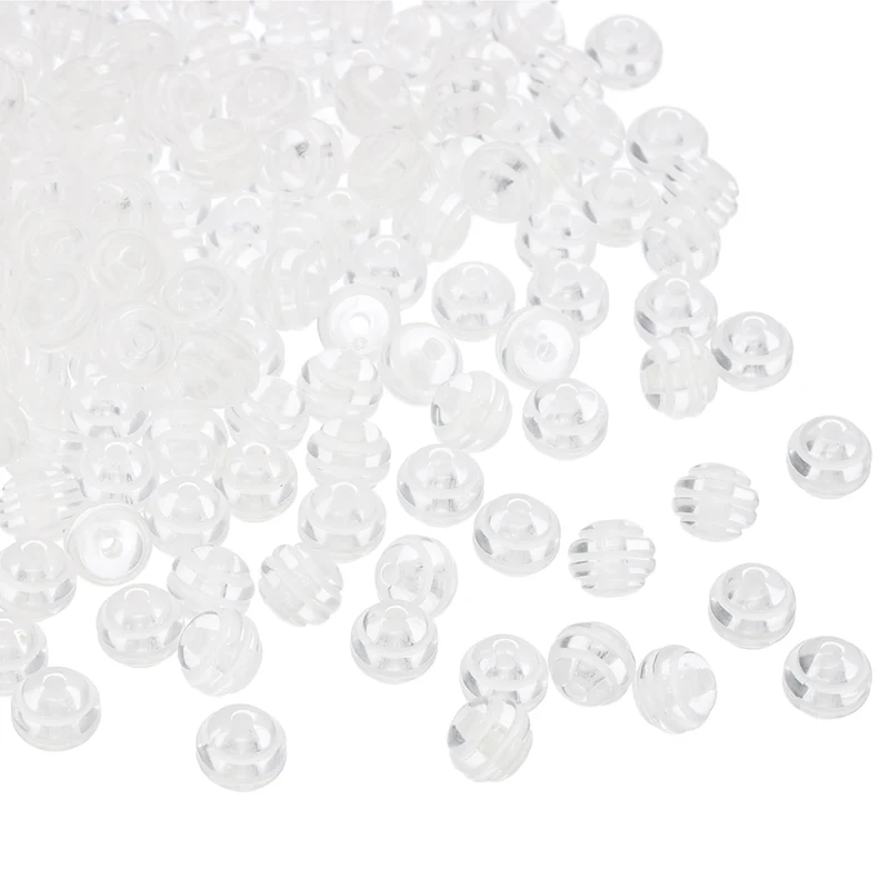 8mm Round Strip Bead, White and White Acrylic Rainbow Beads Colorful Jewelry DIY Making Beads Supplies for Bracelets Necklaces, 200 Pcs