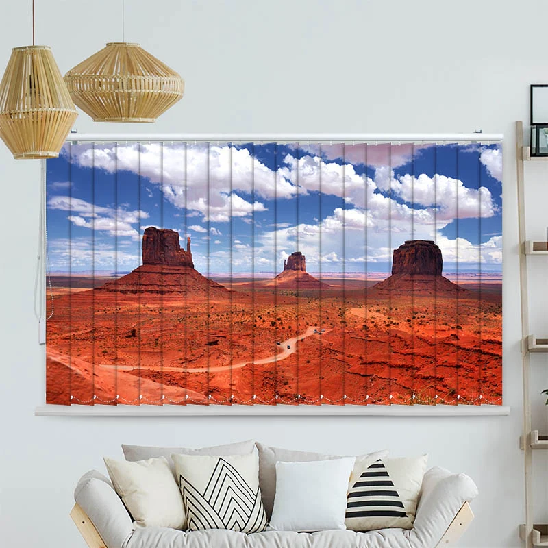 Lamellenvorhang Motiv "Monument Valley"