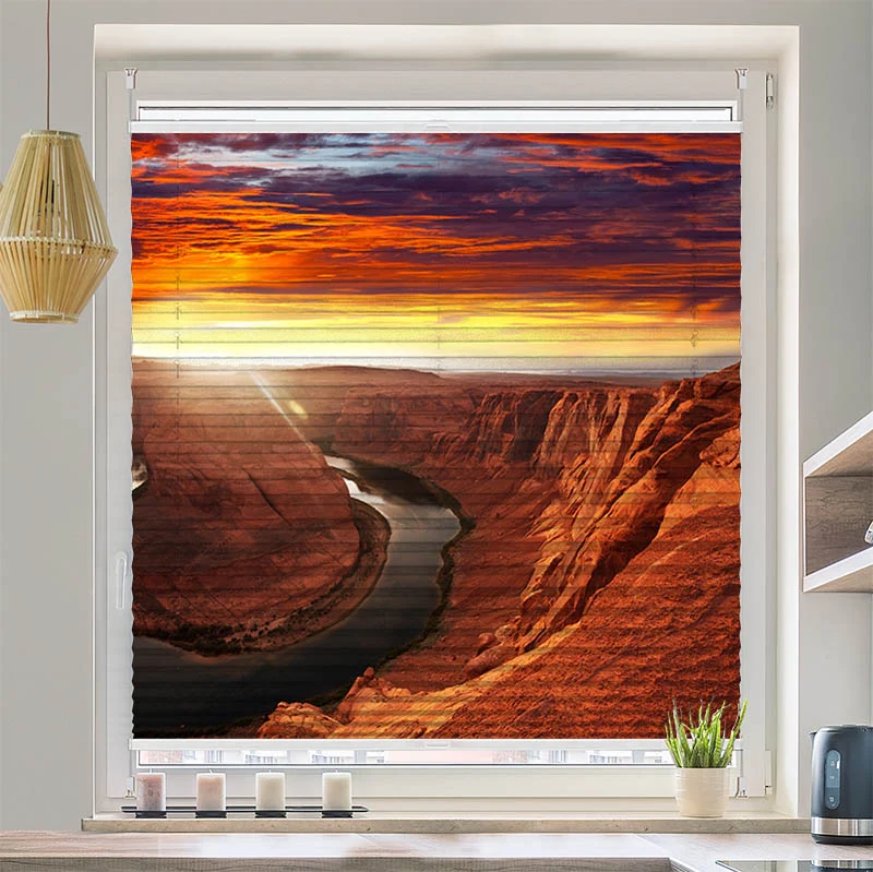 Plissee Motiv "Grand Canyon"
