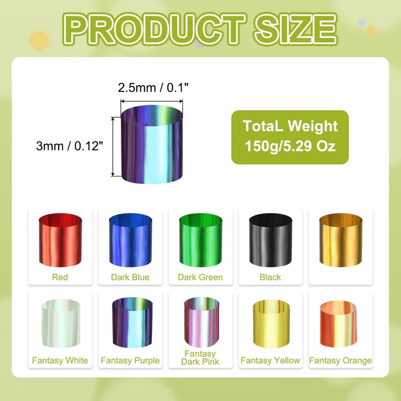 Straw Tube Beads, 150 g 3D Plastic Beads for Crystal Mud Fantasy Purple