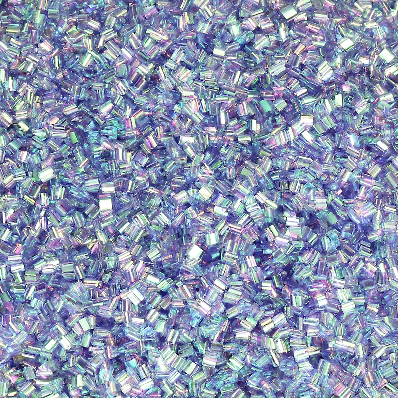 Straw Tube Beads, 70 g 3D Plastic Beads for Crystal Mud Fantasy Purple