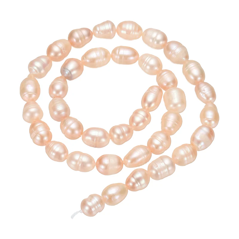 Freshwater Pearl Beads, 4-5mm Rice Shape Pearl String, Beige Pink