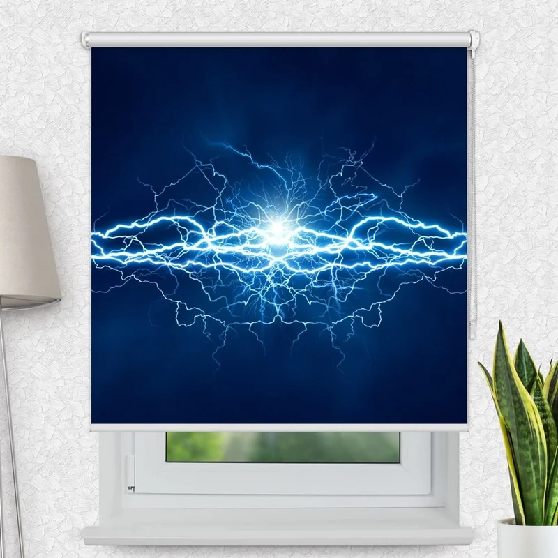 Motivrollo 'Elektrik Techno' | Bis B 430 x H 440 cm